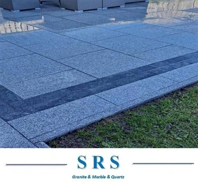 سنگ فرش گرانیت خاکستری آبی