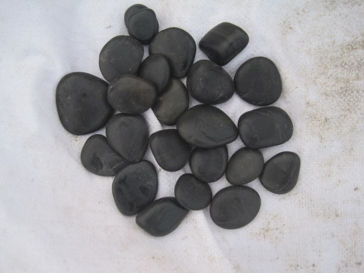 Black Pebble Stone For Landscaping