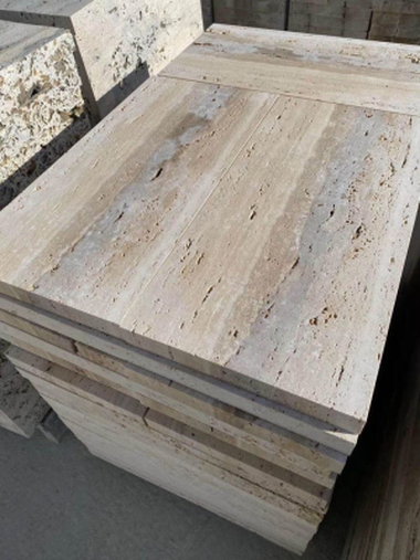 سنگ مرمر تراورتن نقره ای برای تزیین کف و دیوار