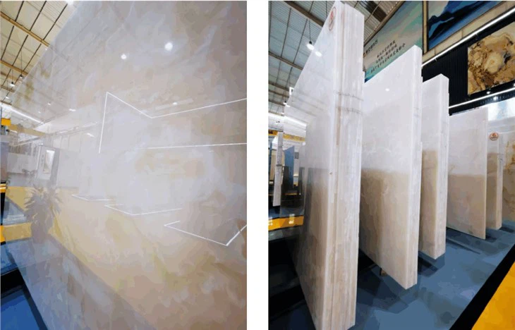 Natural Stone Luxury White Marble Onyx For Slab &Tile